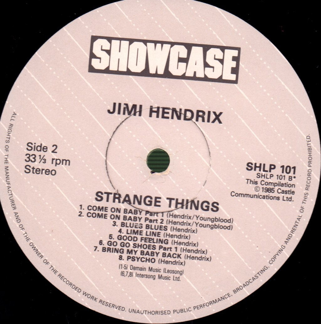 Jimi Hendrix - Strange Things - Lp