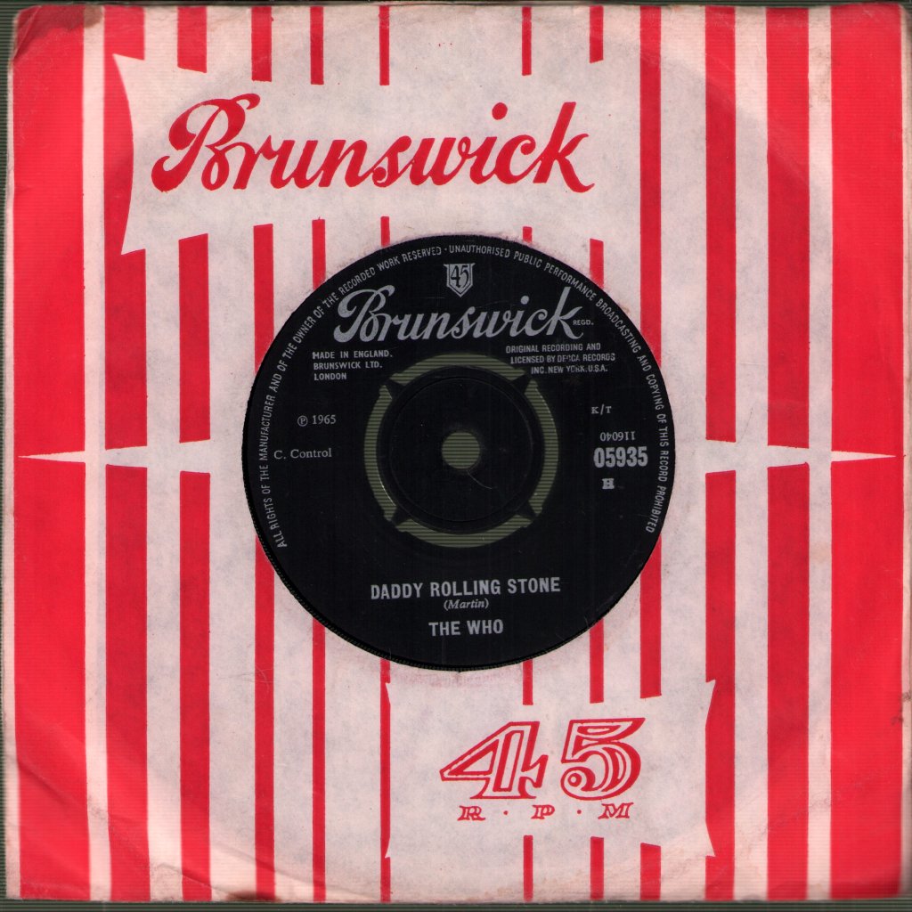 Who - Anyway Anyhow Anywhere - 7 Inch