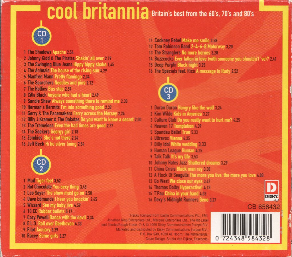 Various Artists - Cool Britannia - Cd Set