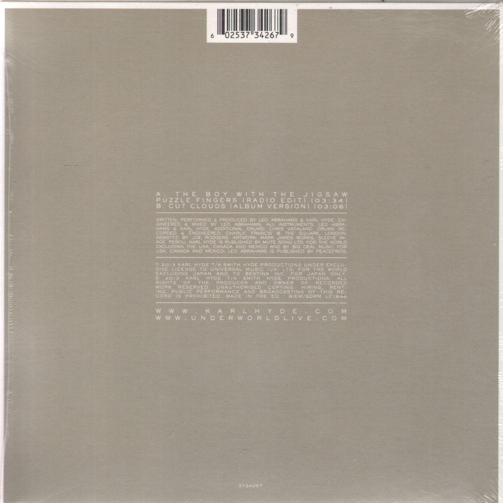 Karl Hyde - Boy With The Jigsaw Puzzle Fingers - 7 Inch