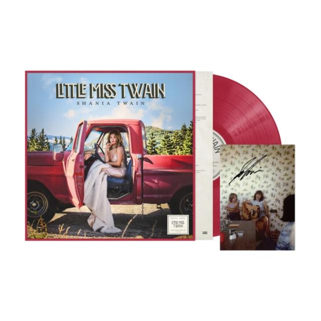 Shania Twain - Little Miss Twain (Signed / Rosie Red Vinyl) (Indies) - Lp