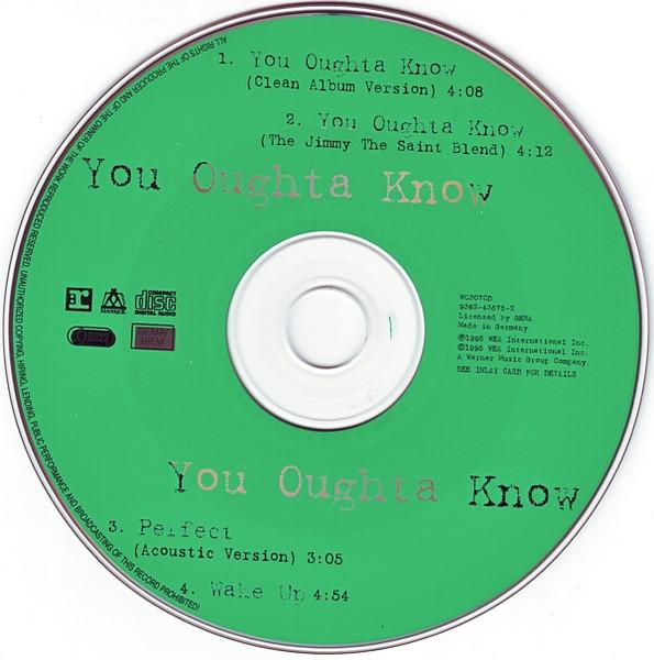 Alanis Morissette - You Oughta Know - Cd