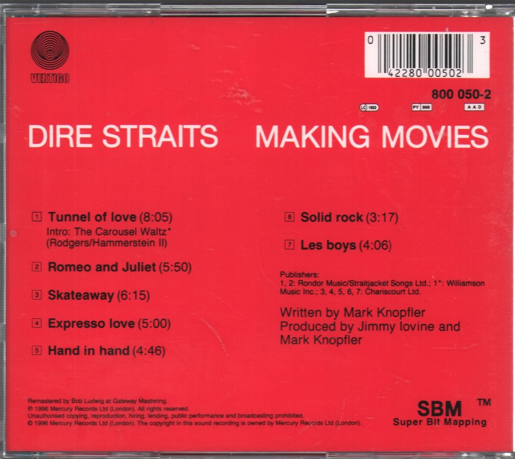 Dire Straits - Making Movies - Cd