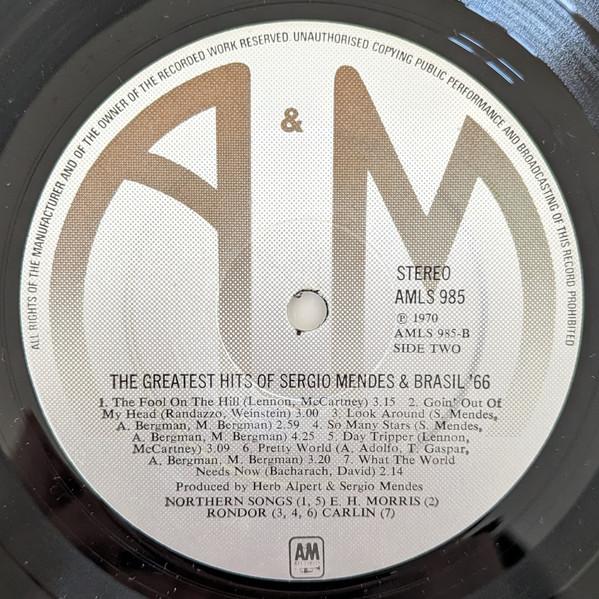Sérgio Mendes & Brasil '66 - Greatest Hits - Lp