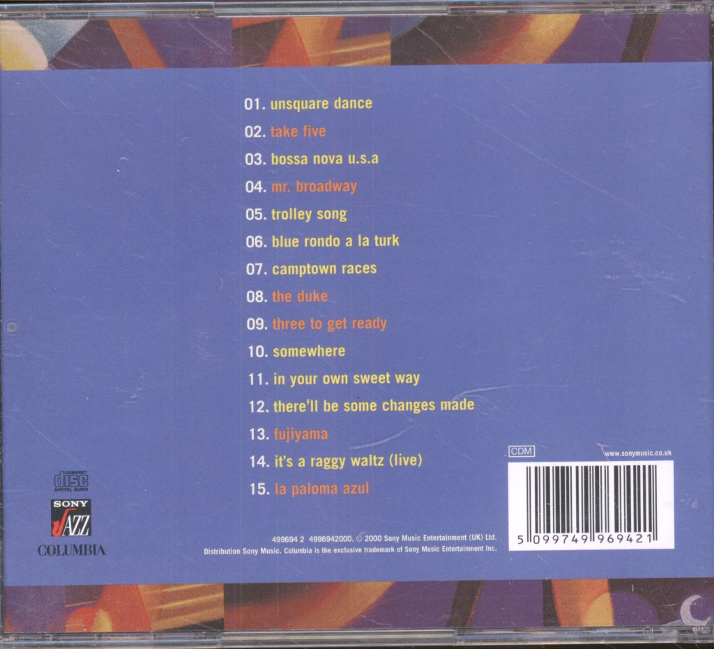 Dave Brubeck - Very Best - Cd