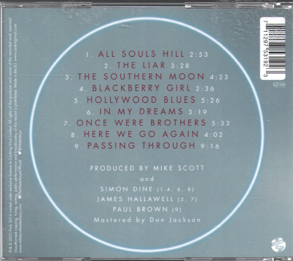 Waterboys - All Souls Hill - Cd