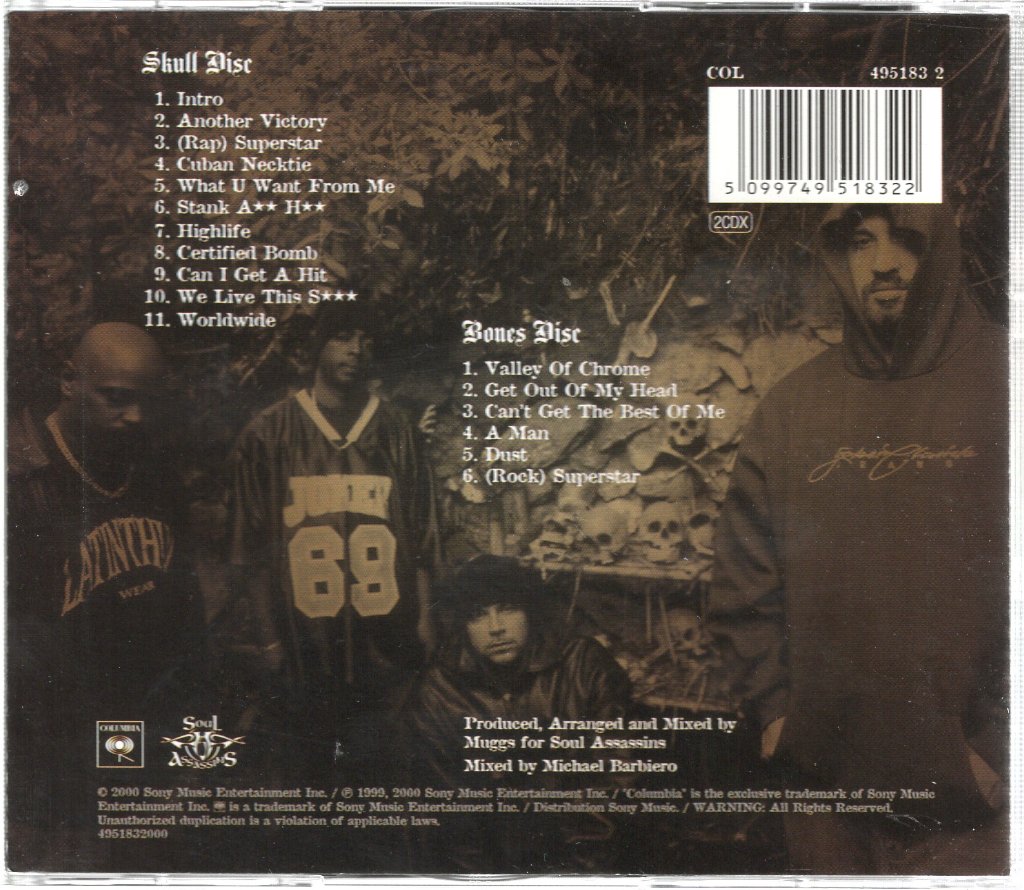 Cypress Hill - Skull & Bones - Double Cd