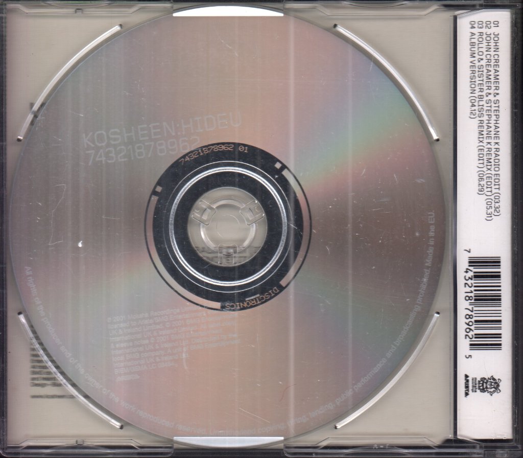 Kosheen - Hide U - Cd