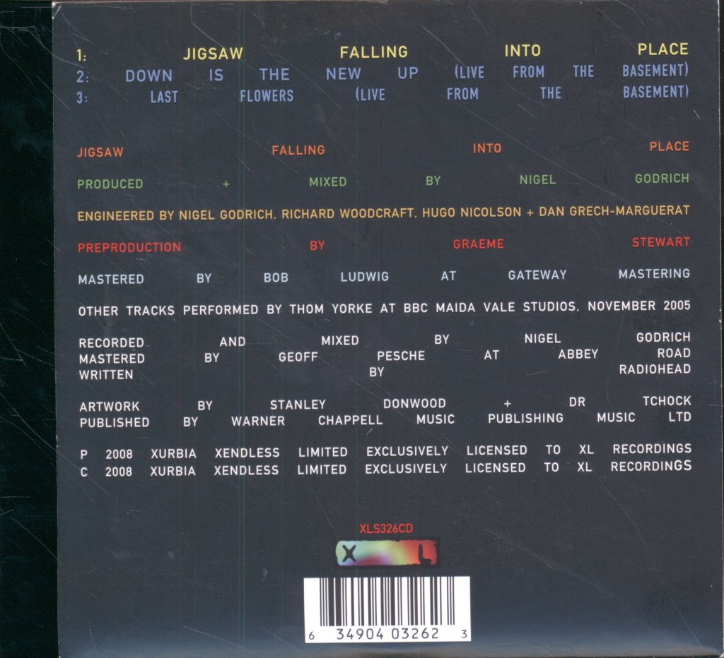 Radiohead - Jigsaw Falling Into Place - Cd