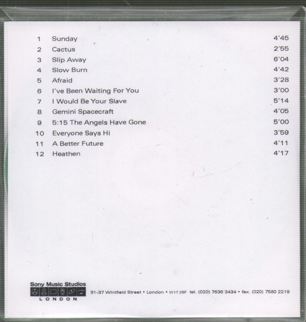 David Bowie - Heathen - Cdr