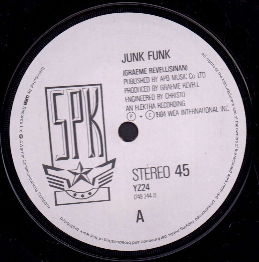 Spk - Junk Funk - 7 Inch