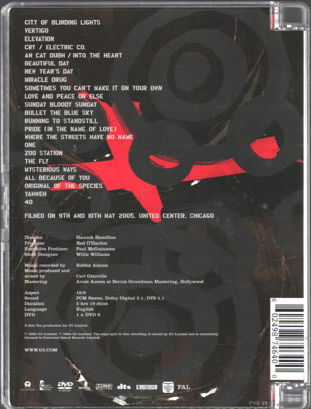 U2 - Vertigo 2005 // U2 Live From Chicago - Dvd