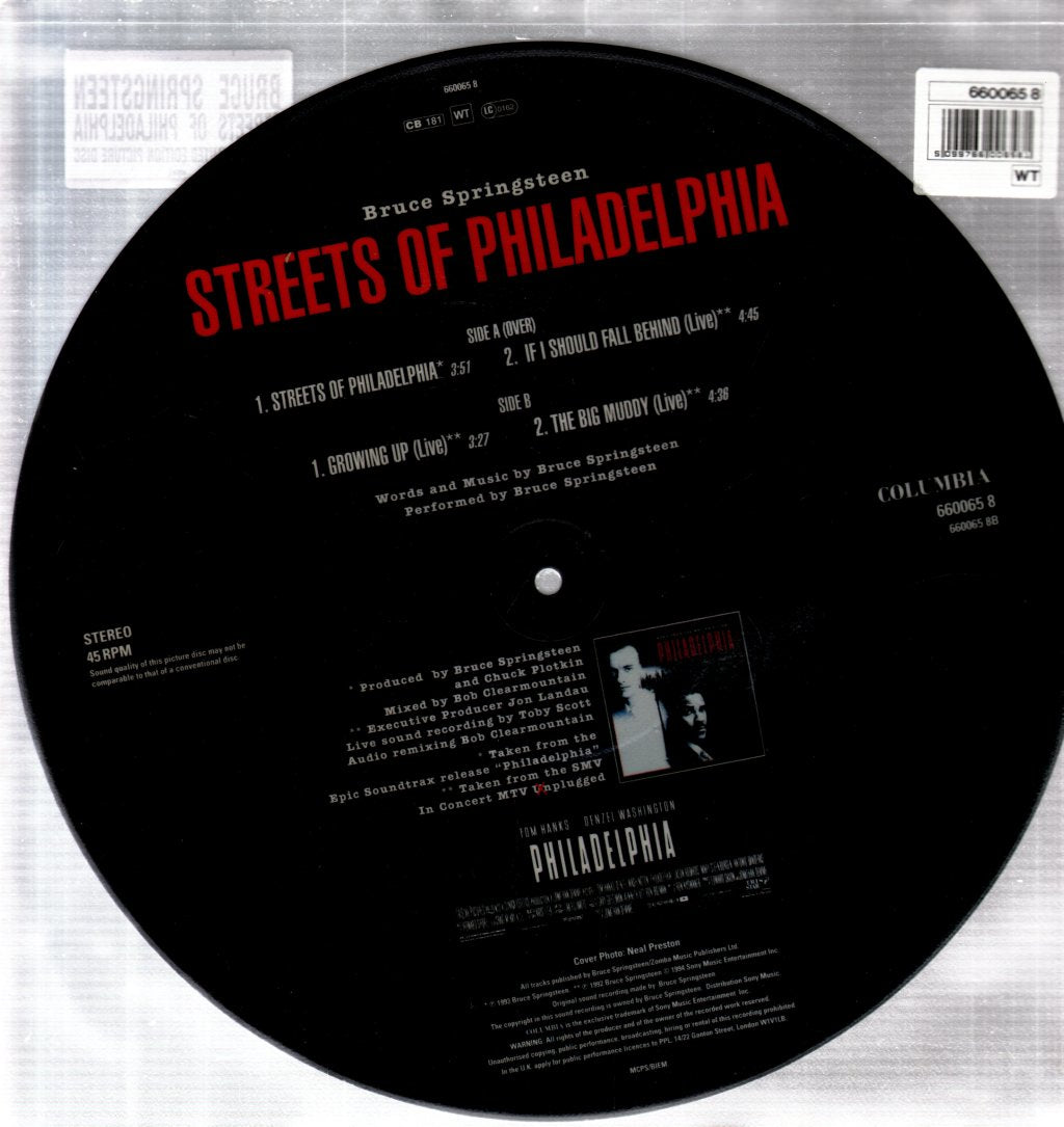 Bruce Springsteen - Streets Of Philadelphia - 12 Inch