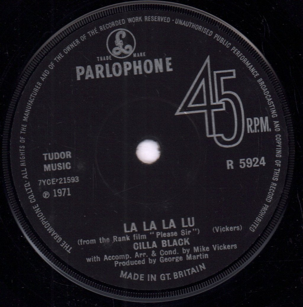 Cilla Black - Something Tells Me - 7 Inch