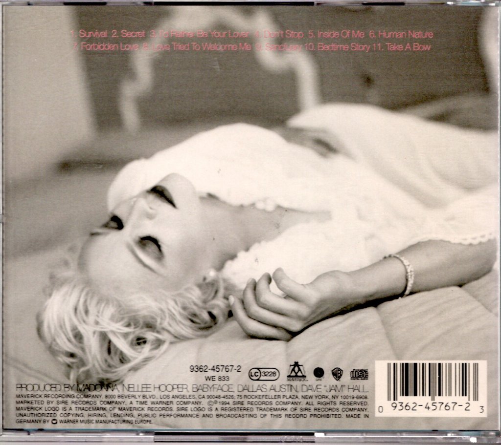 Madonna - Bedtime Stories - Cd