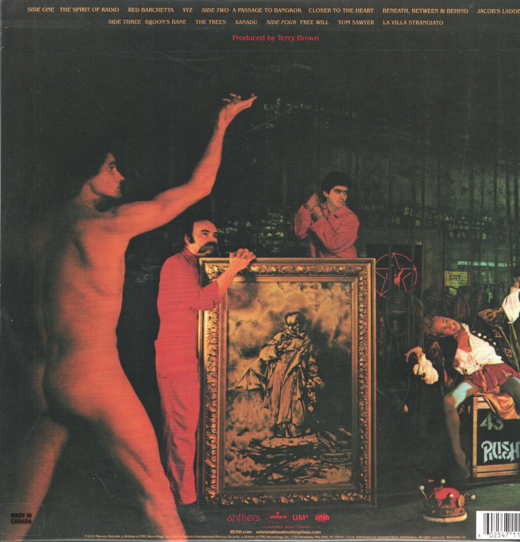 Rush - Exit... Stage Left - Double Lp