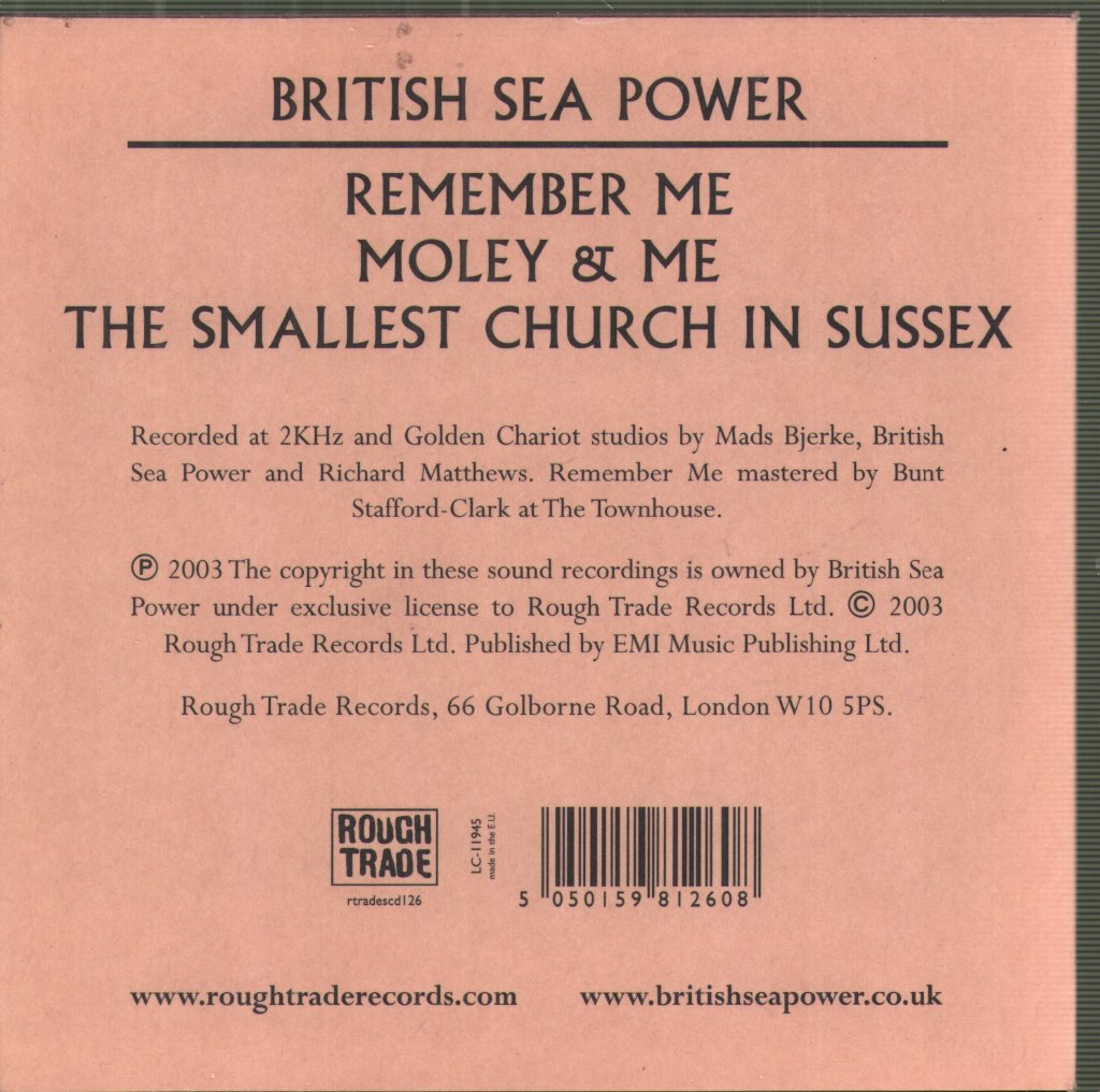 British Sea Power - Remember Me - Cd