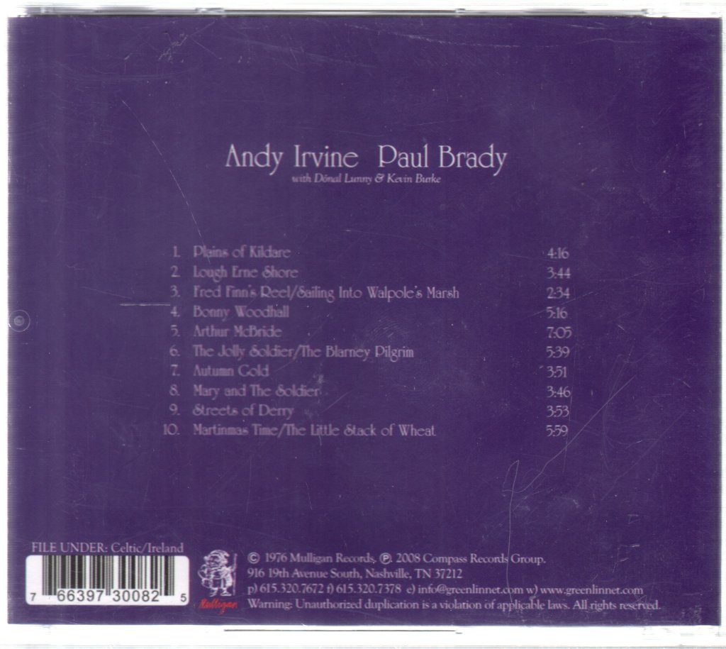 Andy Irvine / Paul Brady - Andy Irvine / Paul Brady - Cd