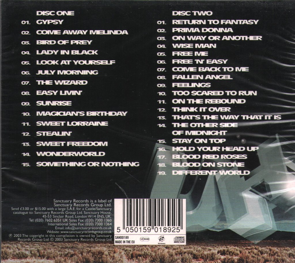 Uriah Heep - Ultimate Collection - Double Cd