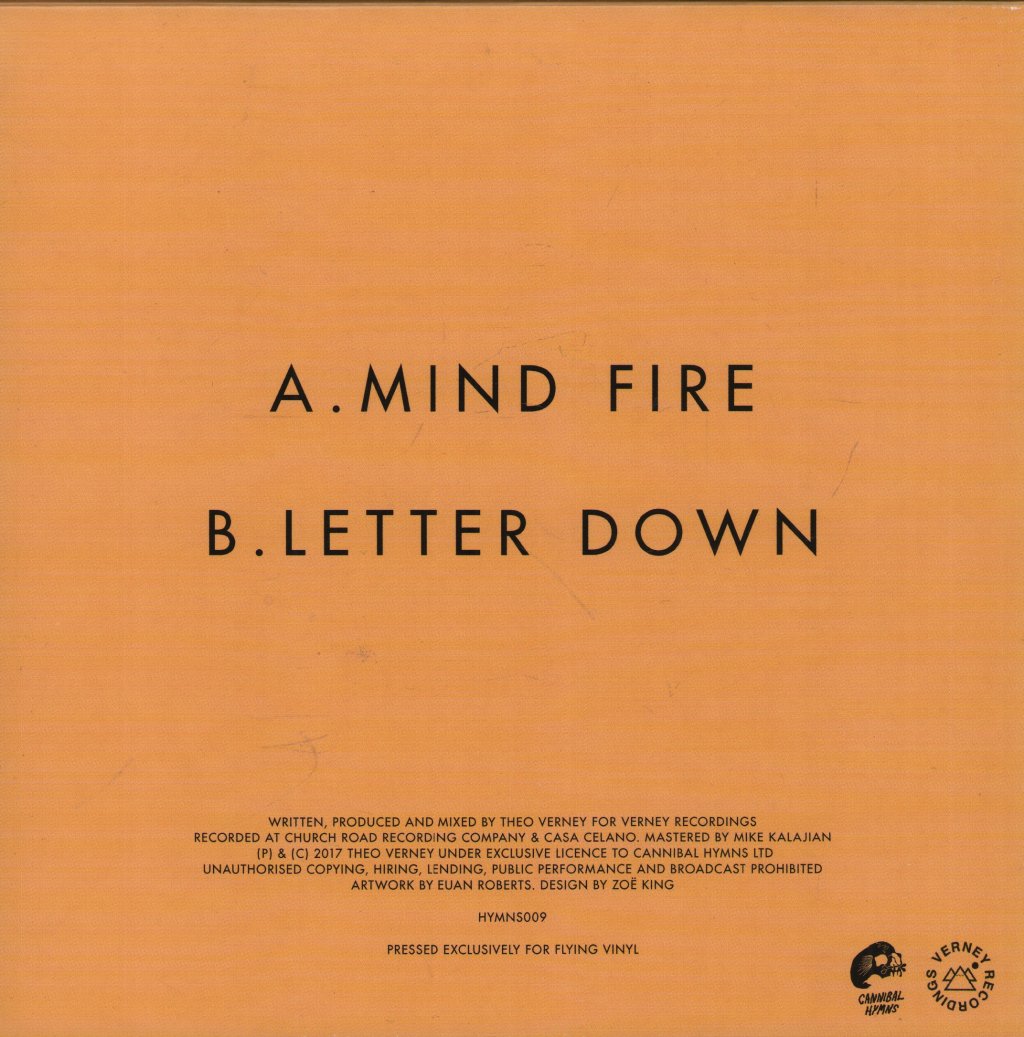 Theo Verney - Mind Fire - 7 Inch