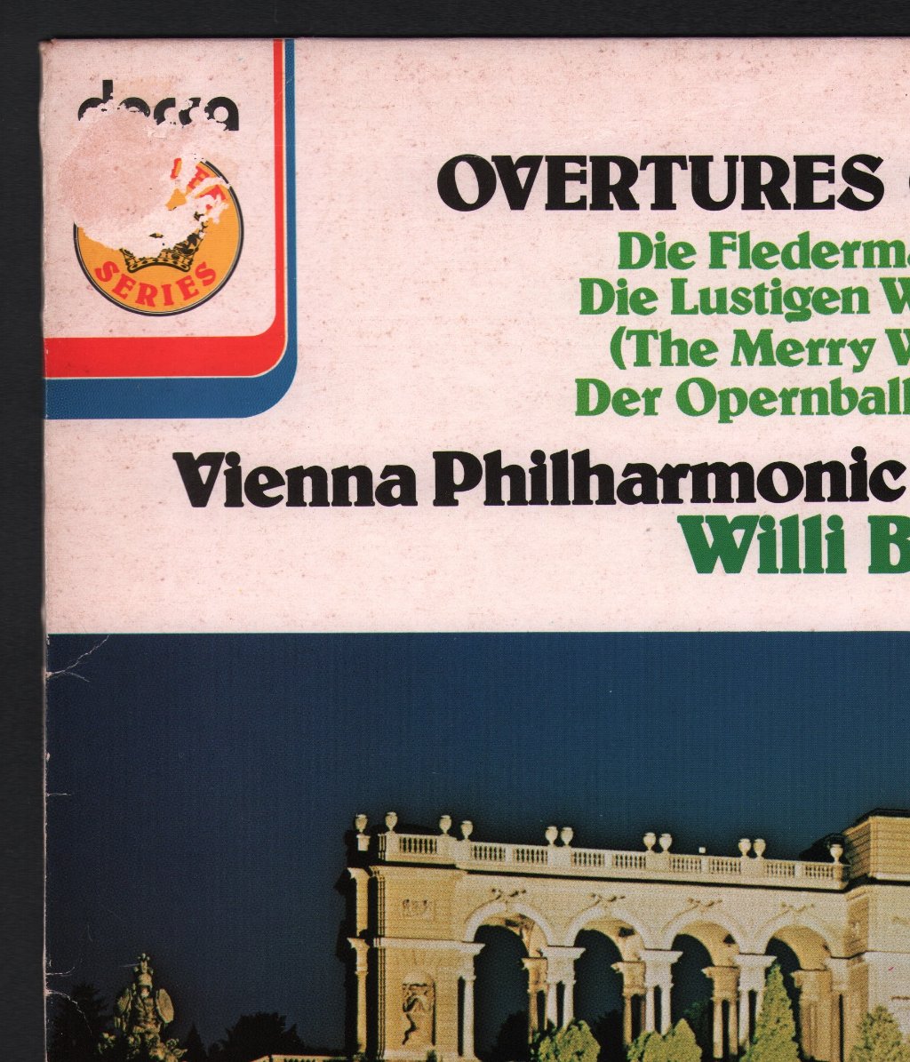 Willi Boskovsky / Vienna Philharmonic Orchestra - Overtures Of Old Vienna - Lp