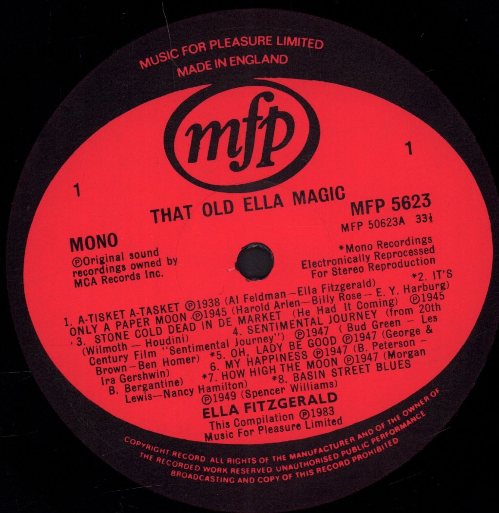 Ella Fitzgerald - That Old Ella Magic - Lp
