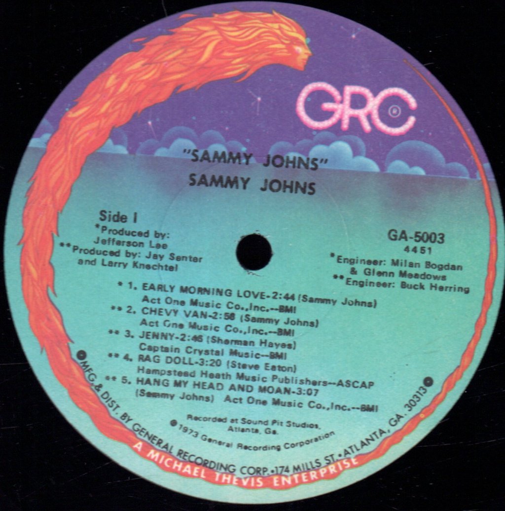 Sammy Johns - Sammy Johns - Lp