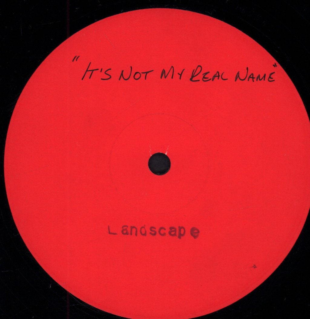Landscape - It's Not My Real Name - 12 Inch