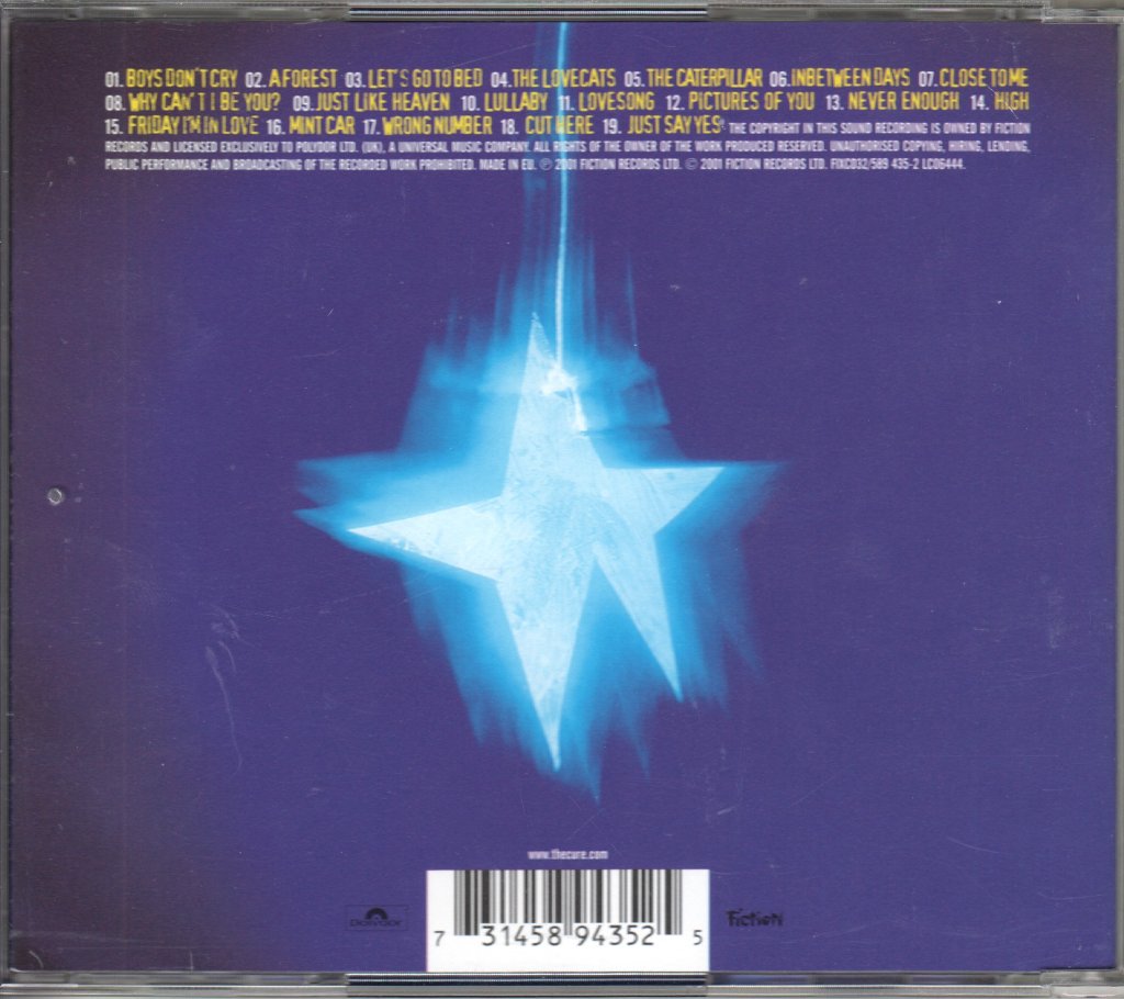 Cure - Greatest Hits - Cd