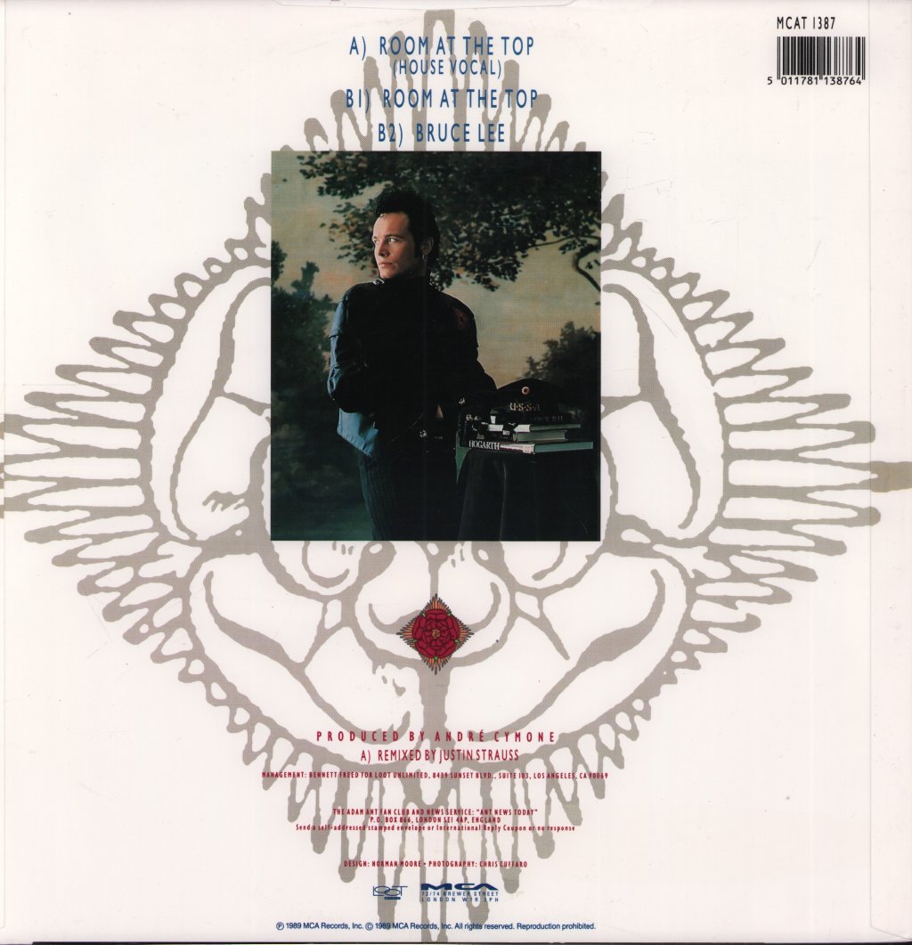 Adam Ant - Room At The Top - 12 Inch