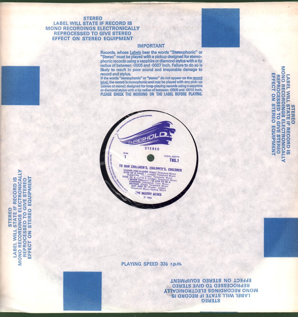 Moody Blues - To Our Childrens Childrens Children - Lp