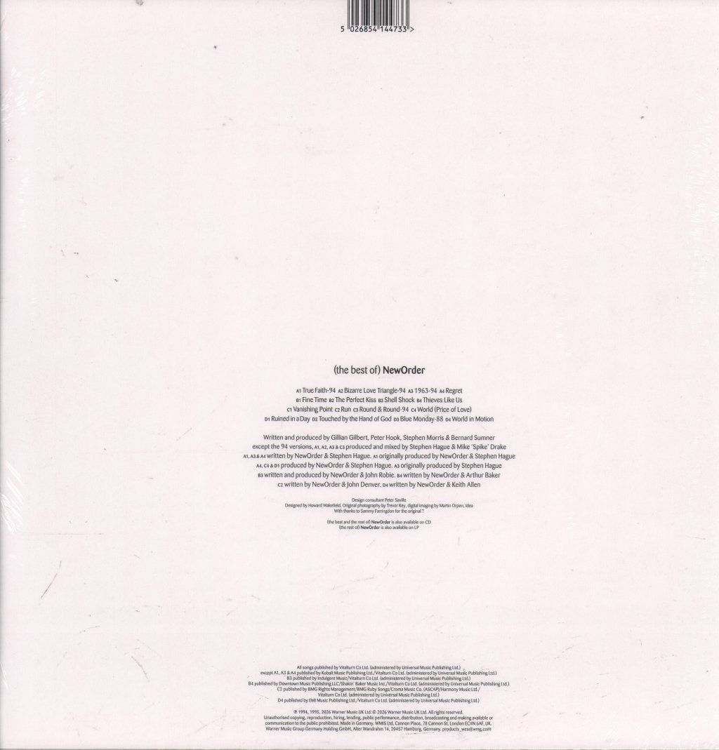 New Order - Best Of New Order - Double Lp