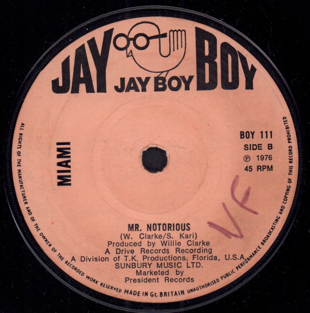 Miami (Funk Group) - Kill That Roach - 7 Inch