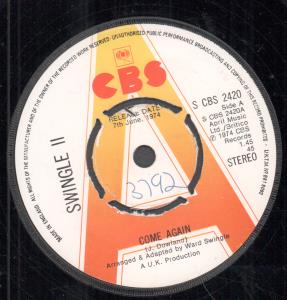 Swingle 2 - Come Again - 7 Inch