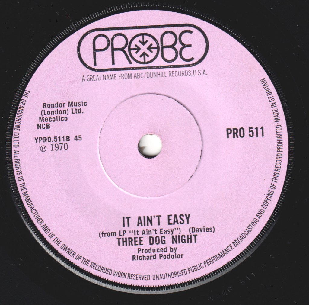 Three Dog Night - One Man Band - 7 Inch