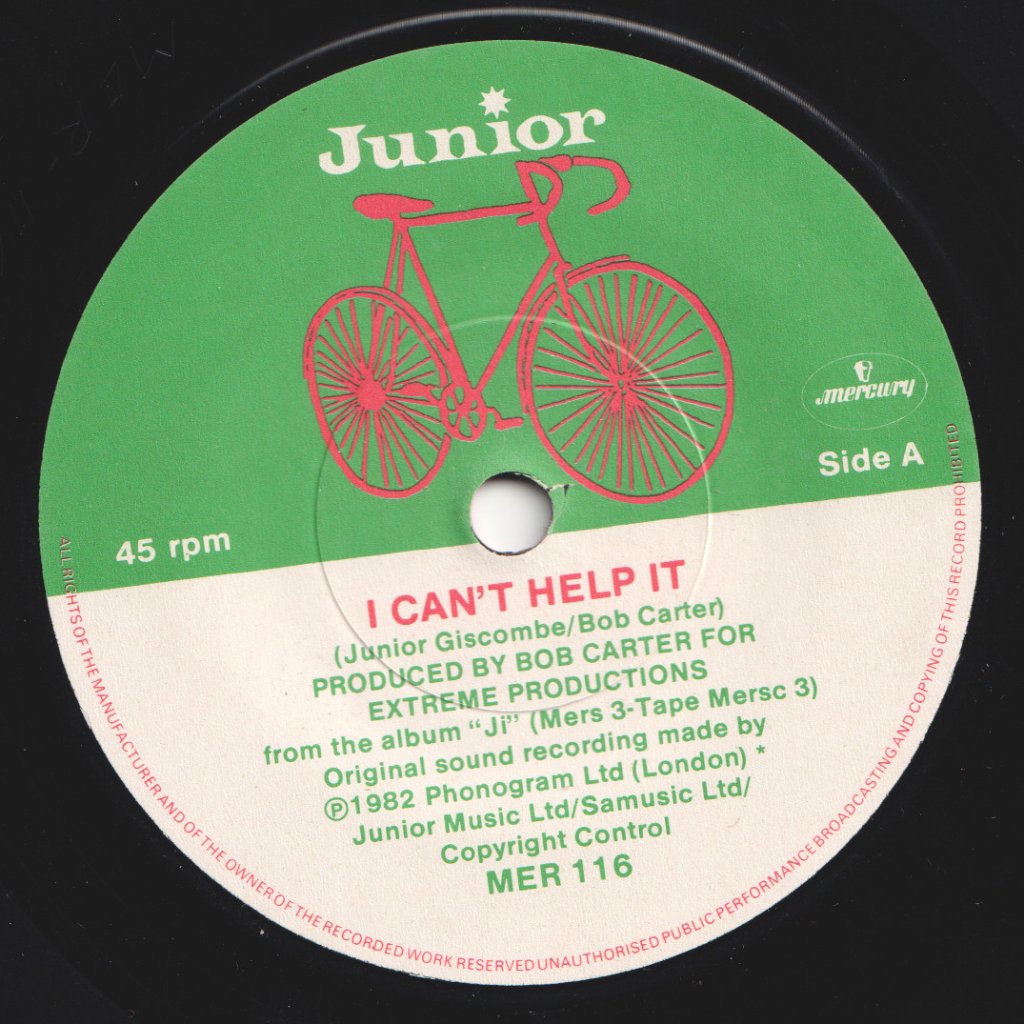 Junior - I Can't Help It/Let Me Know - 7 Inch
