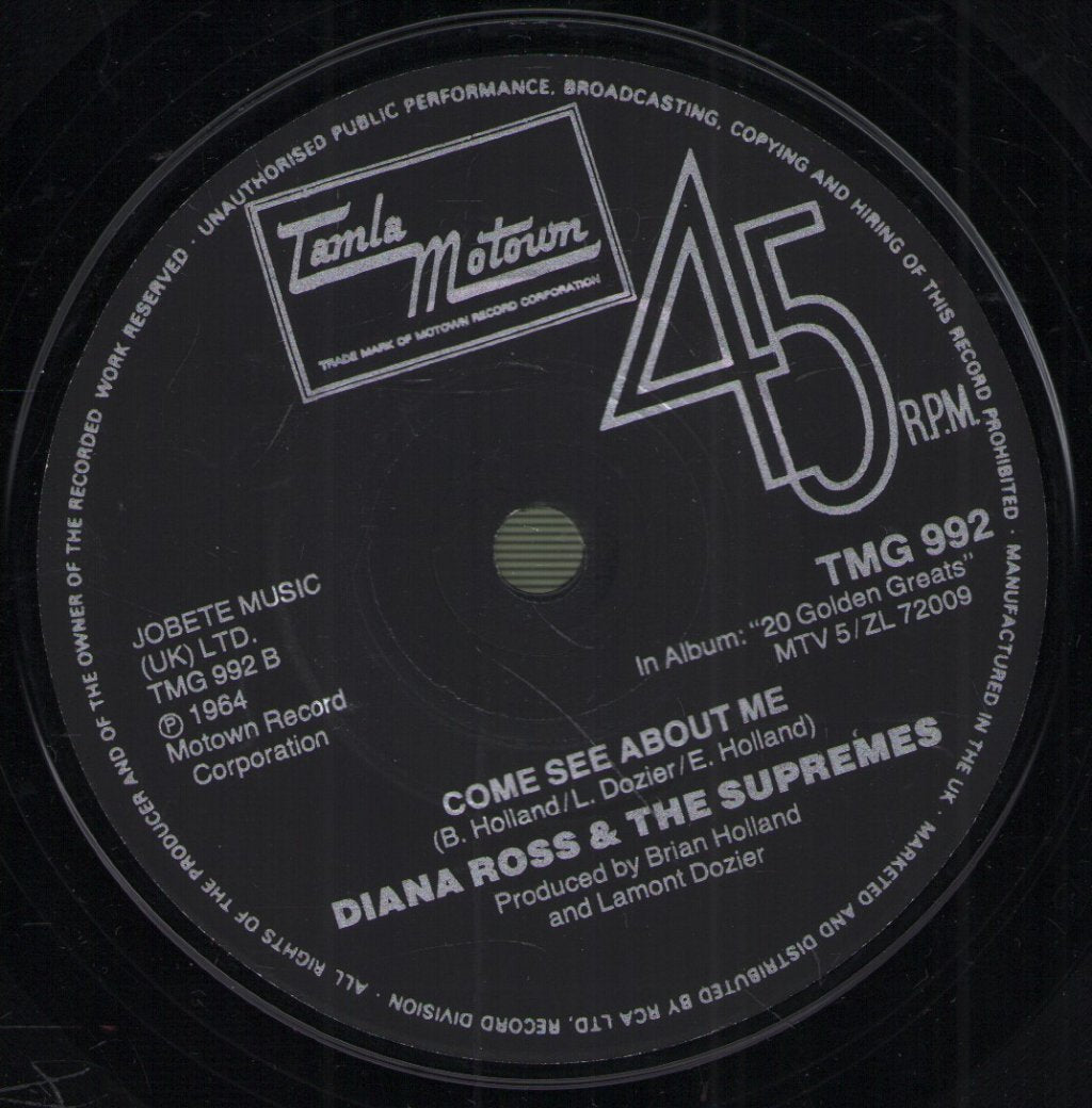 Supremes - You Keep Me Hangin' On - 7 Inch