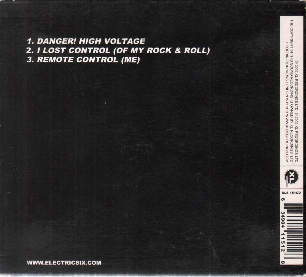Electric Six - Danger High Voltage - Cd