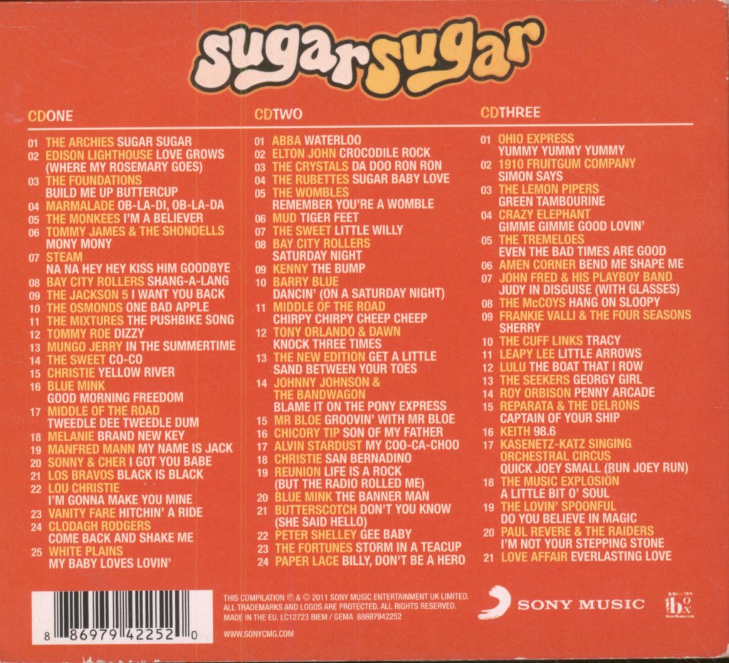 Various Artists - Sugar Sugar (The Birth Of Bubblegum Pop) - Cd Set