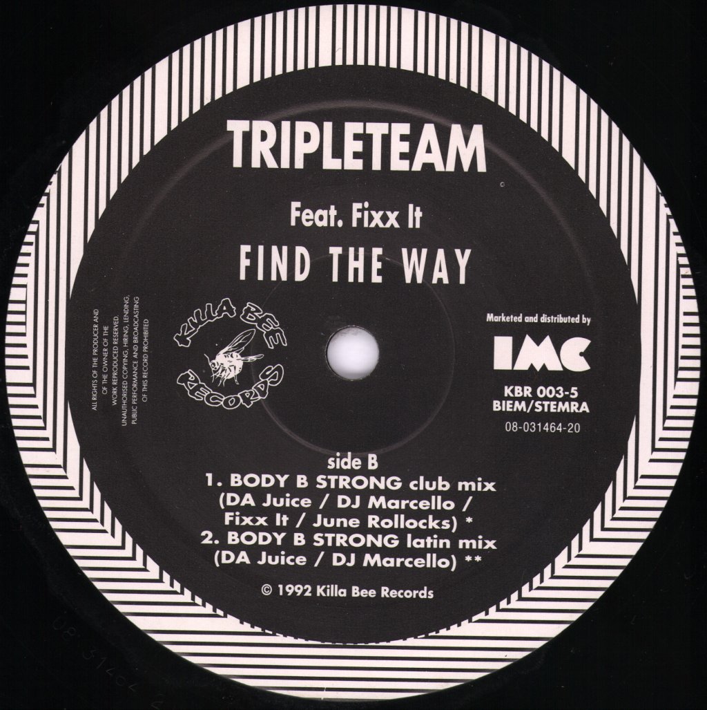 Tripleteam Featuring Fixx It - Find The Way - 12 Inch