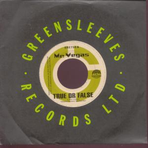 Mr Vegas/Andrew Bradford - True Or False/Baracuda Rhythm - 7 Inch