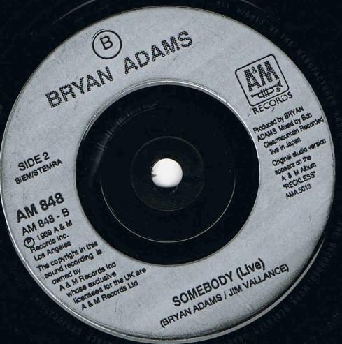 Bryan Adams - Thought I'd Died And Gone To Heaven - 7 Inch