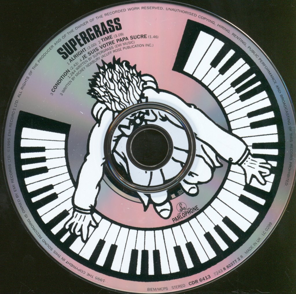 Supergrass - Alright / Time - Cd