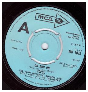Topol - On And On - 7 Inch