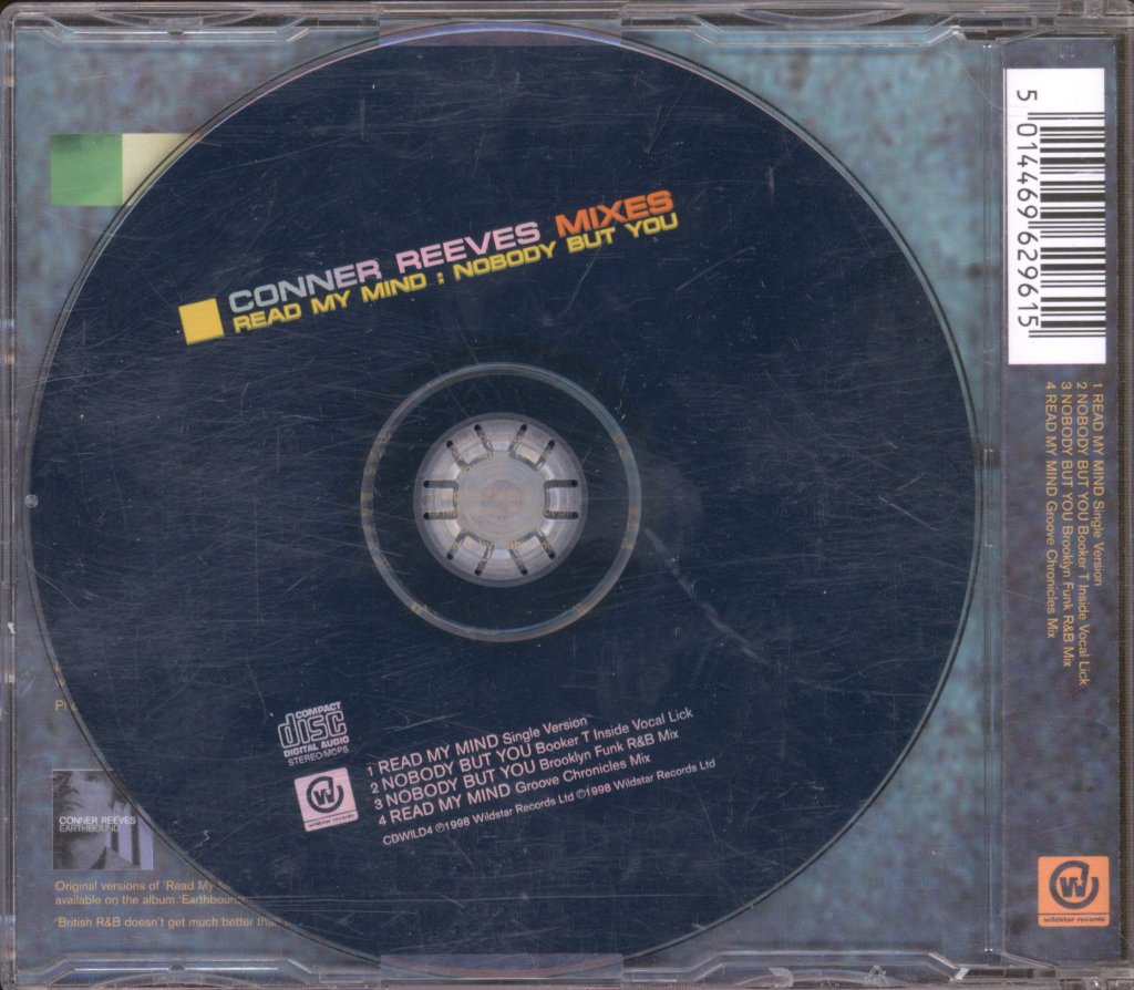 Conner Reeves - Read My Mind / Nobody But You (Mixes) - Cd