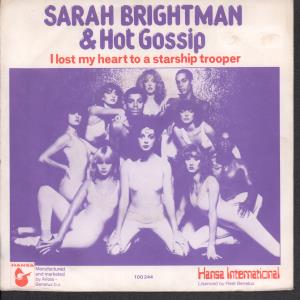 Sarah Brightman And Hot Gossip - I Lost My Heart To A Starship Trooper - 7 Inch
