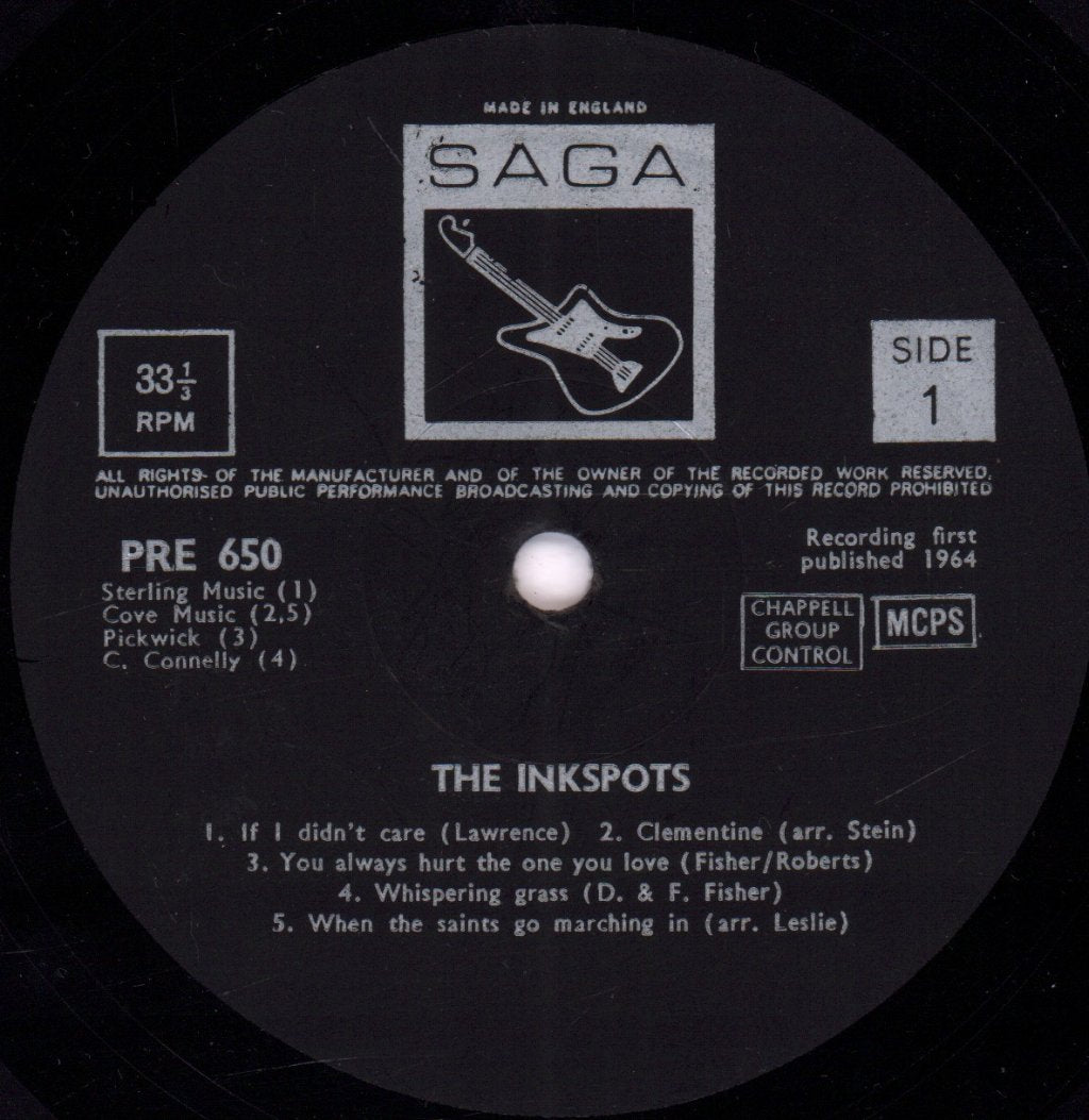 Ink Spots - Original Inkspots Sing And Play - Lp