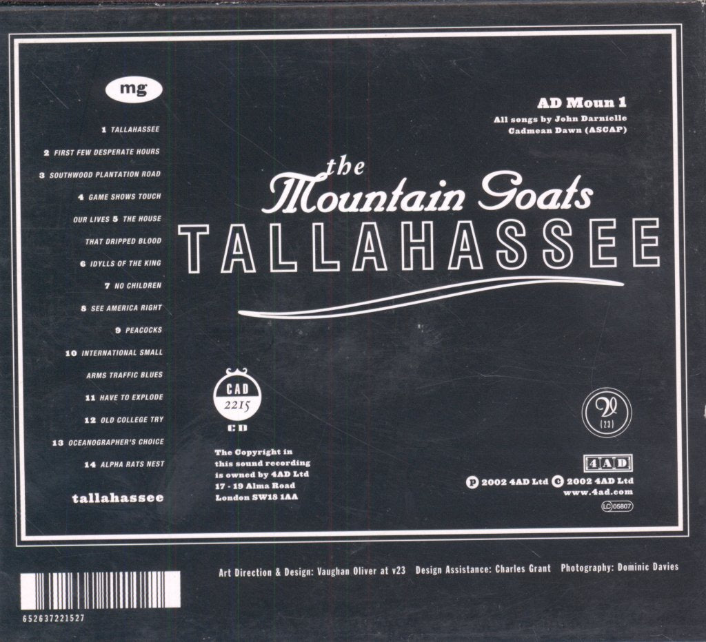 Mountain Goats - Tallahassee - Cd