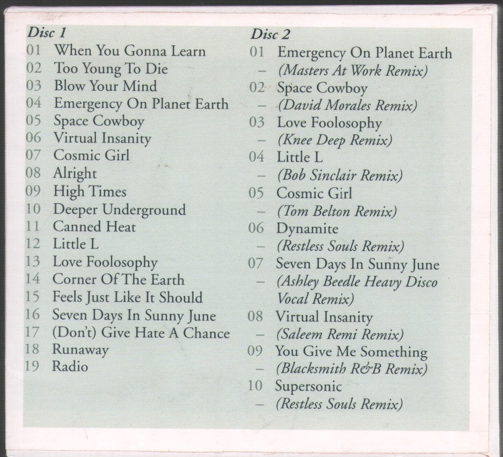 Jamiroquai - High Times Singles 1992 - 2006 - Cd Set
