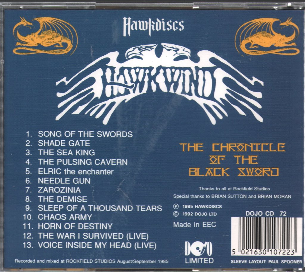 Hawkwind - Chronicle Of The Black Sword - Cd